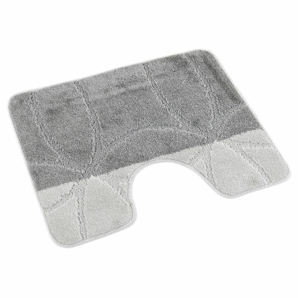 Kvalitex Mata pod sedaczkę WC Geometria szara, 60x 50 cm