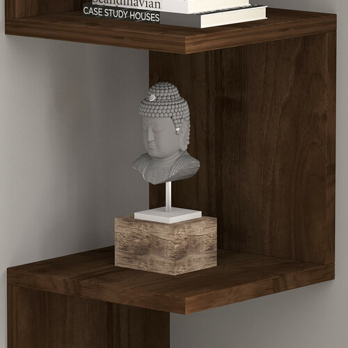 Polica Zikzak Walnut
