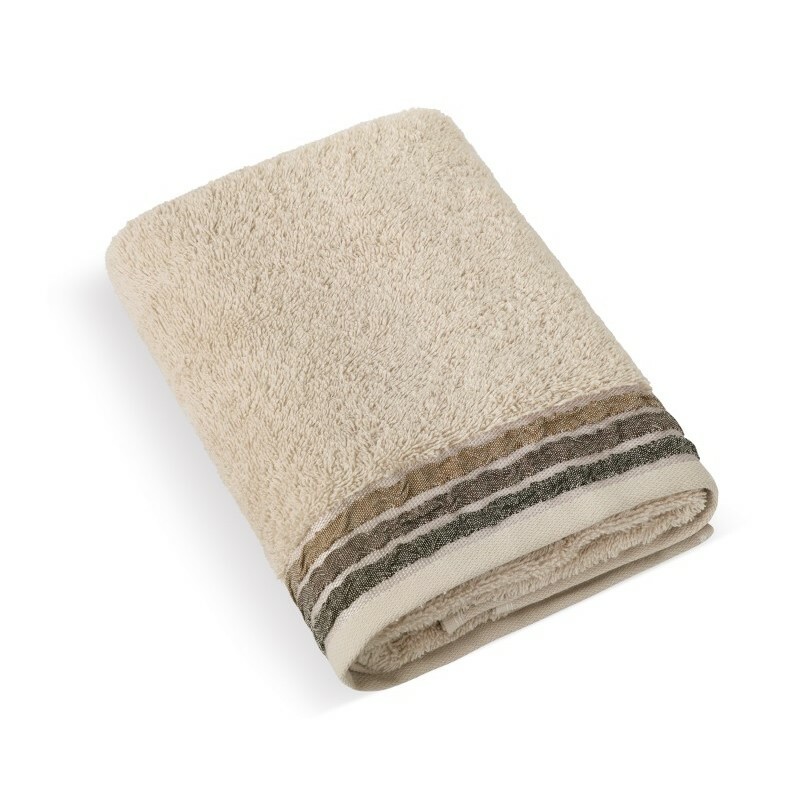 Bellatex Ręcznik frotte Léga beżowy, 50 x 100 cm, 50 x 100 cm