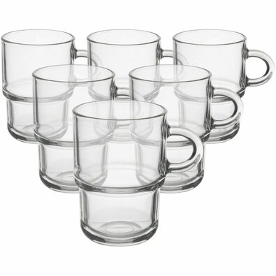 Orion Glasbecher-Set Cozy 6 Stück, 0,35 ml