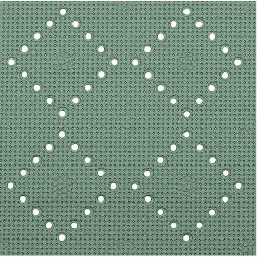 Spirella Protišmyková podložka do vane ALASKA, zelená, 71 x 36 cm