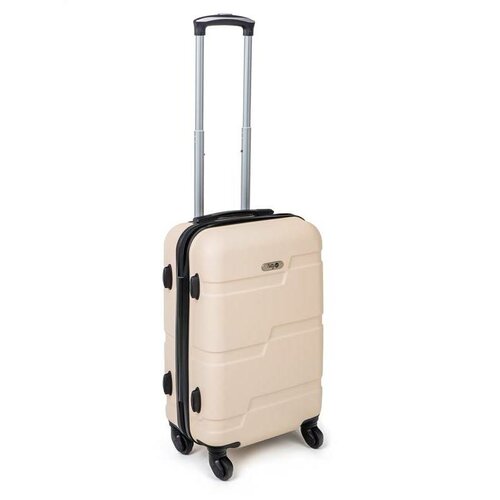 Pretty UP 3dílná sada cestovních kufrů ABS25, slonovinová