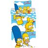 Detské bavlnené obliečky Simpsons Family clouds, 140 x 200 cm, 70 x 90 cm