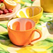 Altom Set of ceramic jumbo mugs Tropicana orange470 ml, 2 pcs