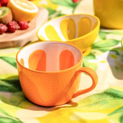 Altom Kerámia jumbo bögrék Tropicana narancs 470ml, 2 db
