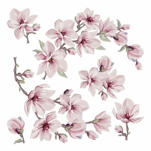 Samolepilna dekoracija Sakura, 30 x 30 cm