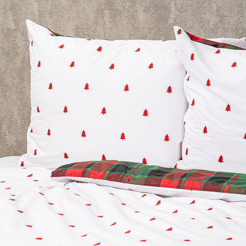 4Home Božično bombažno posteljnino Scotch winter, 140 x 200 cm, 70 x 90 cm