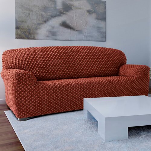 Contra multielasztikus kanapéhuzat teracotta, 180 - 220 cm