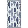 DecoKing Plažna brisača Fish, 90 x 180 cm