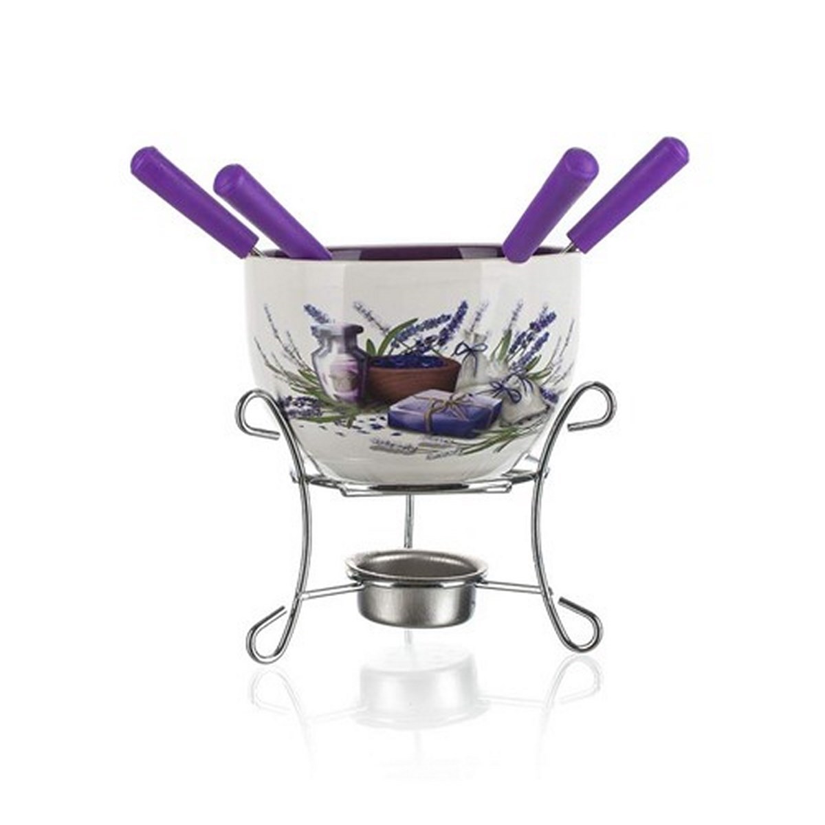 Banquet LAVENDER 6dílný set na fondue