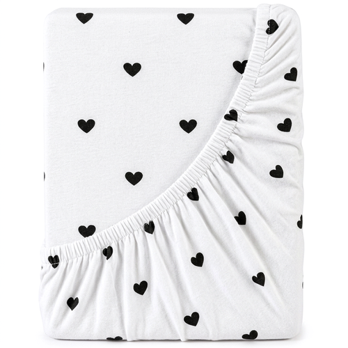 4Home jersey простирадло Сердечка, 90 x 200 см