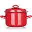 Banquet Smaltovaný hrnec s poklicí Milton red, 20 cm, 3,4 l