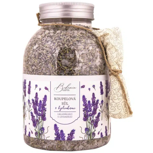 Bohemia Gifts Sare de baie calmantă cu lavandă,1200 g