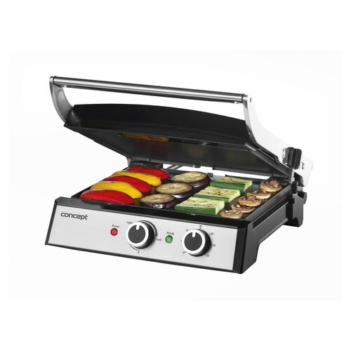 Concept GE2010 elektromos érintkezős panini grill3 az 1-ben