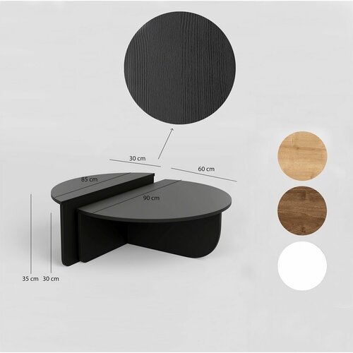 Podium Sapphire Oak dohányzóasztal