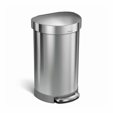 Simplehuman Coș cu pedale 45 L, oțel mat