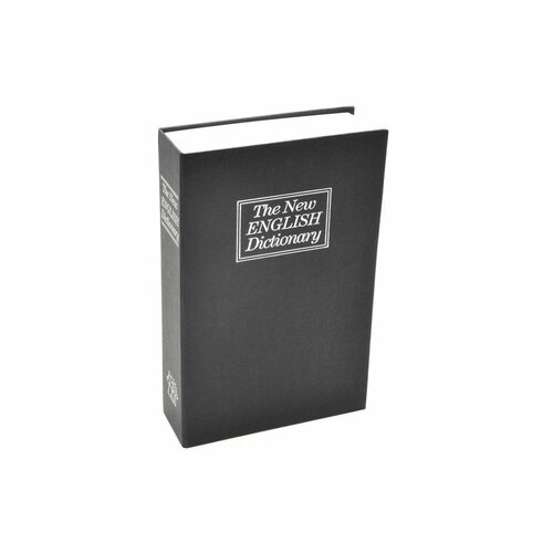 Škatla/knjiga za denar s plastičnimrazvrščevalnikom + 2 ključa, 240 x 155 x 55 mm