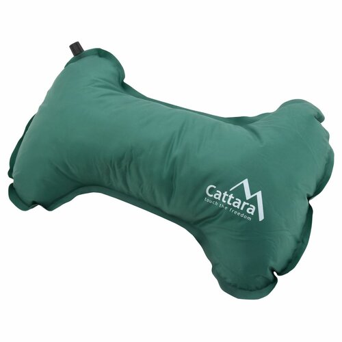 Cattara Самонадувна подушка Bone зелений, 40 x 25 x 13 см