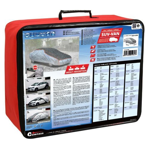 Compass Zaščitna ponjava proti toči SUV-VAN, 530 x205 x 160 cm