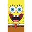 Sponge Bob Face törölköző, 70 x 140 cm