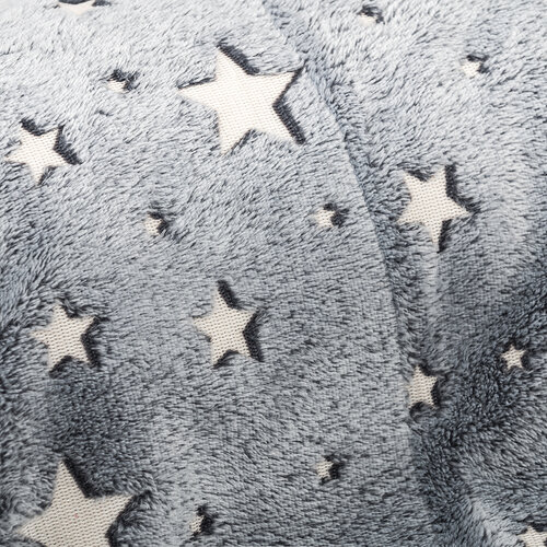 4Home Плед Soft Dreams Stars світний сірий, 150 x 200 см