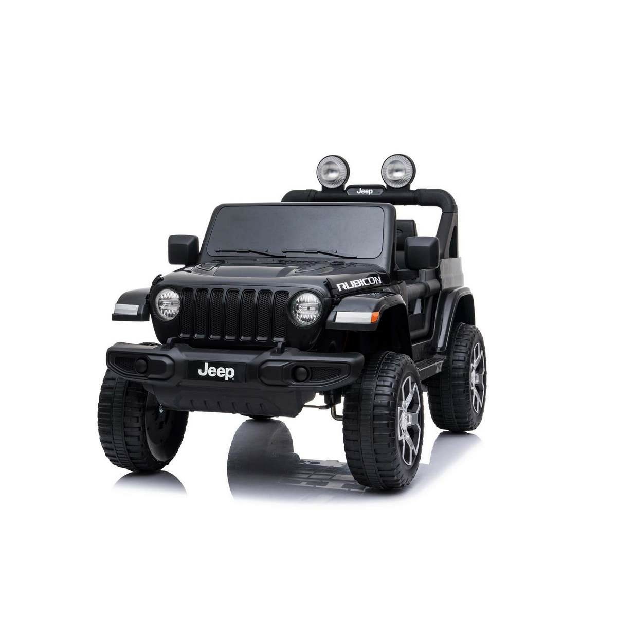 Baby Mix Detské elektrické autíčko Jeep Wrangler Rubicon, čierna