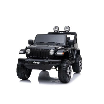 Baby Mix Dětské elektrické autíčko Jeep Wrangler Rubicon, černá