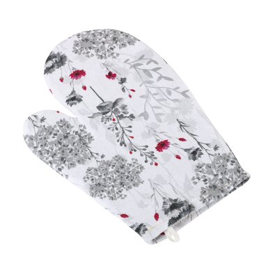 Bellatex Rękawica kuchenna DITA Gałązki szary, 18 x 28 cm