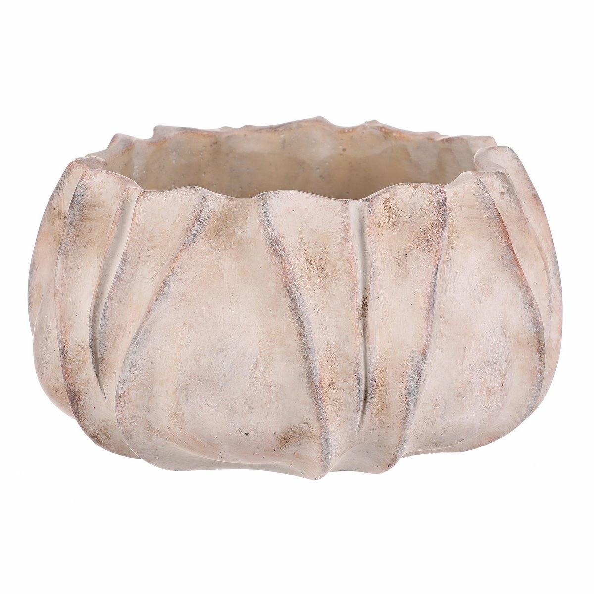 Osłonka betonowa na doniczkę L, beżowy, 30 x 17 cm, 30 cm