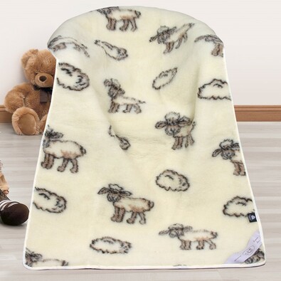 Volnena odeja Evropska merino ovčka, 100 x 150 cm