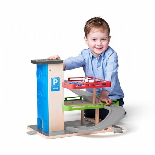 Woody Гараж з ліфтом і аксесуарами, 58 x 50 x 38 см