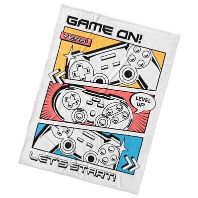 Pătură pentru copii BedTex Game On, 150 x 200 cm
