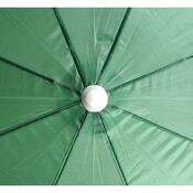 Umbrelă de grădină Happy Green cu panou, diam. 230 cm