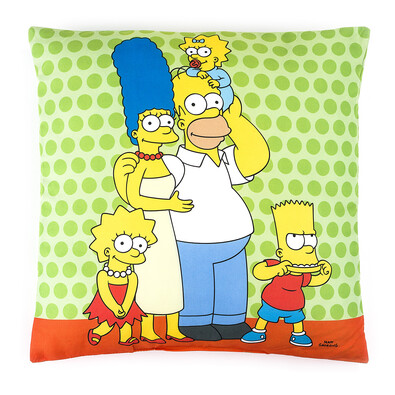 The Simpsons Family kispárna, 40 x 40 cm