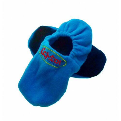 Kapcie rozgrzewające z kaszą gryczaną UNI, niebieski