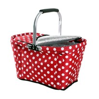 Toro Nákupný košík termo 48 x 28 x 28 cm, červená Toro Nákupný košík termo 48 x 28 x 28 cm, červená