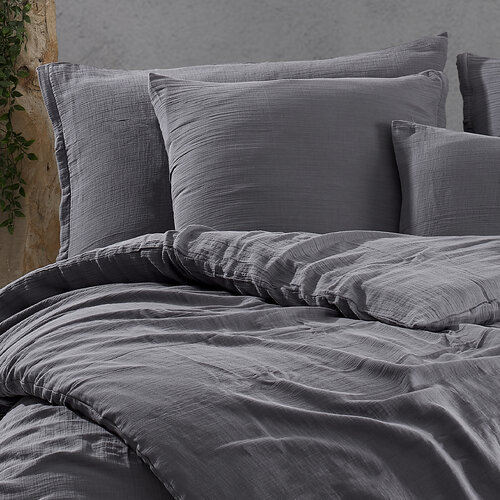 4Home Muslin posteljnina Steel, 140 x 200 cm, 70 x90 cm