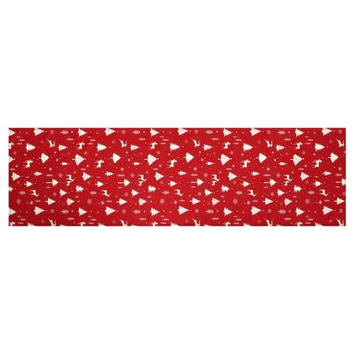 Traversă de masă de Crăciun Crăciun 40 x 150 cm,roșu