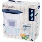 Orion 156020 Filterkanne Carbo 3 l mit Filter,blau