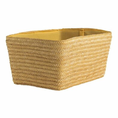 Compactor Кошик ручного плетіння для зберігання HAWAI, 32 x 22 x 14 см, жовтий