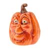Jesenska dekoracija Buča z obrazom, 9 x 12 cm,keramika