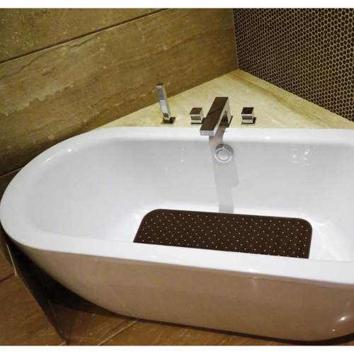 Spirella Suport antiderapant pentru cadă CLASS Premium, maro, 36 x 97 cm