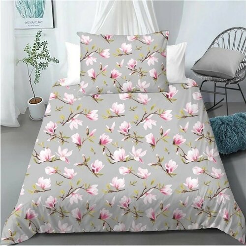 Bombažna posteljnina Magnolia, 140 x 200 cm, 70 x 90 cm
