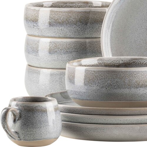 Mäser Набір посуду для сніданку 16 шт. AQUATA – сірий