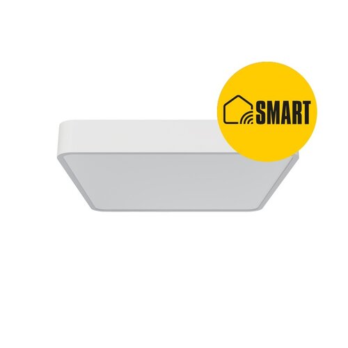 Panlux – oprawa LED do montażu natynkowego Verona Square Smart, biała, 28,3 x 28,3 cm, IP54