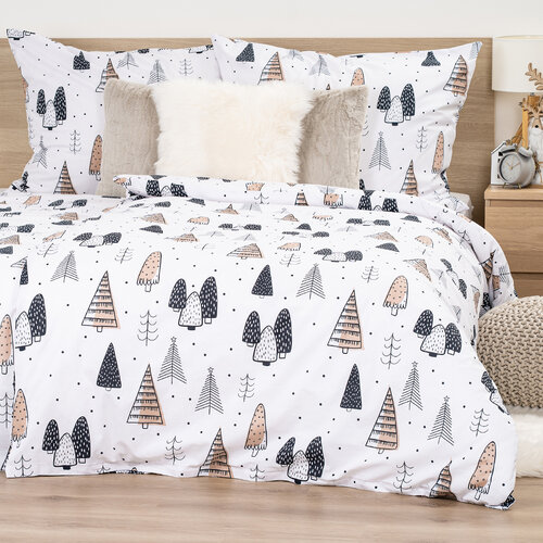 Lenjerie de pat din bumbac 4Home Frugal Winterland, 220 x 200 cm, 2 buc 70 x 90 cm