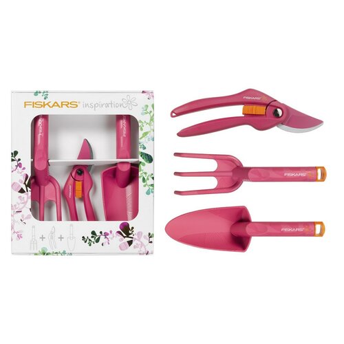 Fiskars 1003699 Zestaw narzędzi ogrodniczych Ruby