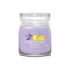 Lumânare parfumată Yankee Candle Signature în borcan, medie, Lemon Lavender, 368 g