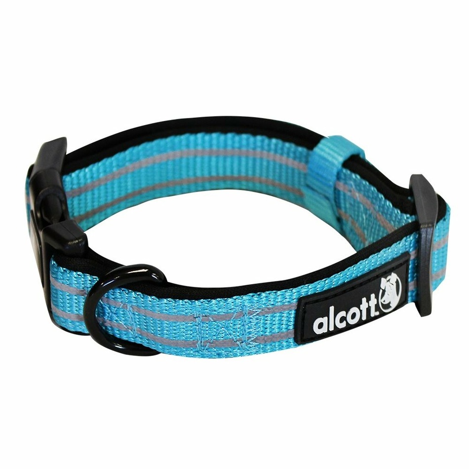 Alcott Reflexní obojek pro psy Adventure velikost M, modrá