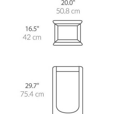 Simplehuman Coș de rufe pliabil X-Frame, antracit